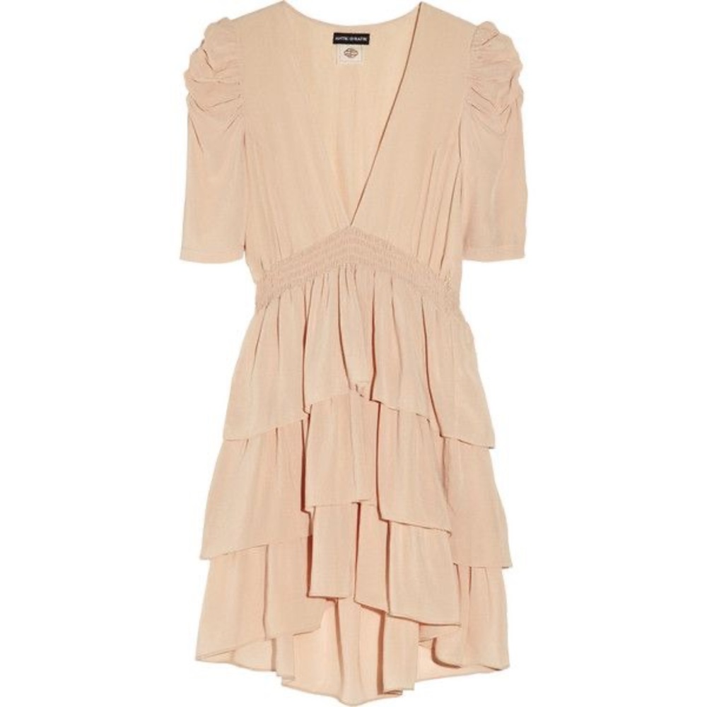 Antik Batik Jana tiered  💯 % silk-georgette dress